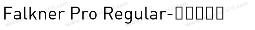 Falkner Pro Regular字体转换